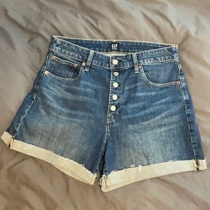LIKE NEW Curvy Tall High Rise Button Fly short